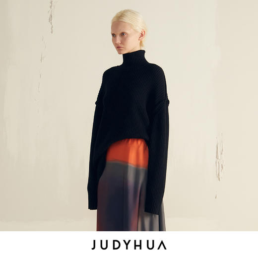 JUDYHUA 高领套头毛衣 商品图1
