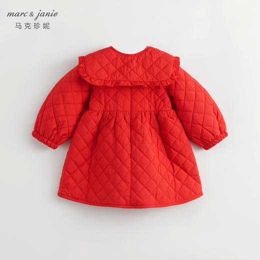 【三防】马克珍妮秋冬新款 女童娃娃领A字摆连衣裙231222 商品图2