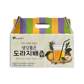 【盒】施温美 梨桔梗汁饮料80g*10*3 【곽】슬로푸드 생강품은 도라지배즙80g*10*3