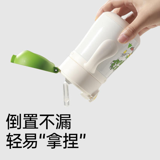 bebetour婴幼儿保温杯宝宝水杯一岁保温奶瓶儿童吸管杯学饮小月龄手柄款 商品图4