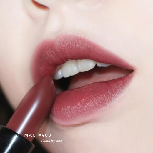 【9.2 大牌再降价】MAC渐变色Bated Breath玫瑰豆沙色秋冬 408# 3G 商品图1