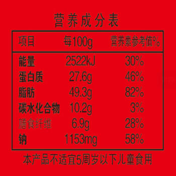洽洽香瓜子308g坚果炒货经典红袋包装五香味葵花籽 宿舍休闲零食瓜子 商品图3