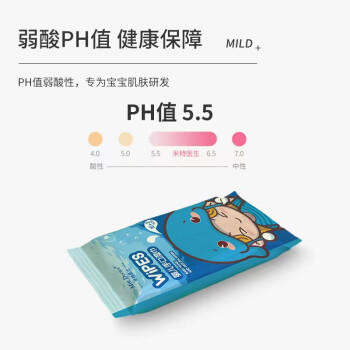 米特医生纯水湿巾12片*20包 清洁湿巾 柔软润肤湿巾纸 商品图4