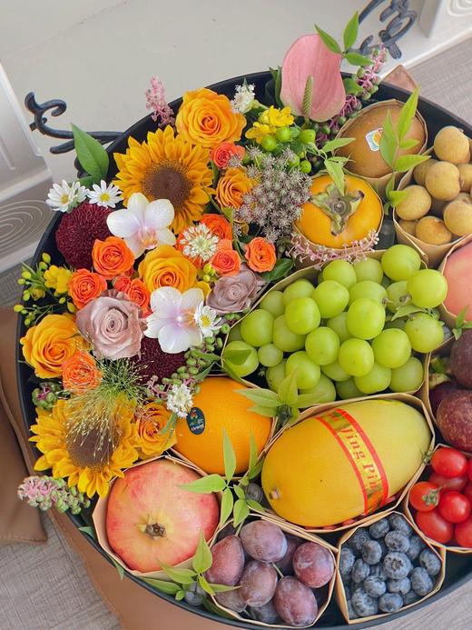 水果花盒（应季水果以及花材随机） 商品图2