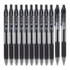 齐心K37巨黑按动中性笔子弹头0.5mm办公会议笔签字笔水笔碳素笔啫喱笔办公学生考试练字用笔 商品缩略图4
