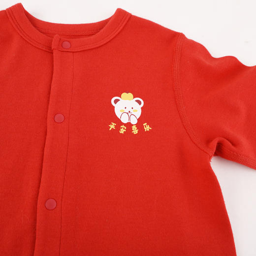 棉果果冬季新品内衣家居5A抗菌对开连体衣M501722423702 商品图3