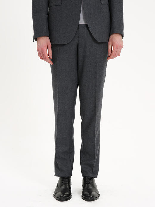 callisto熔岩灰全绵羊毛西裤 FTBWP069T 商品图0