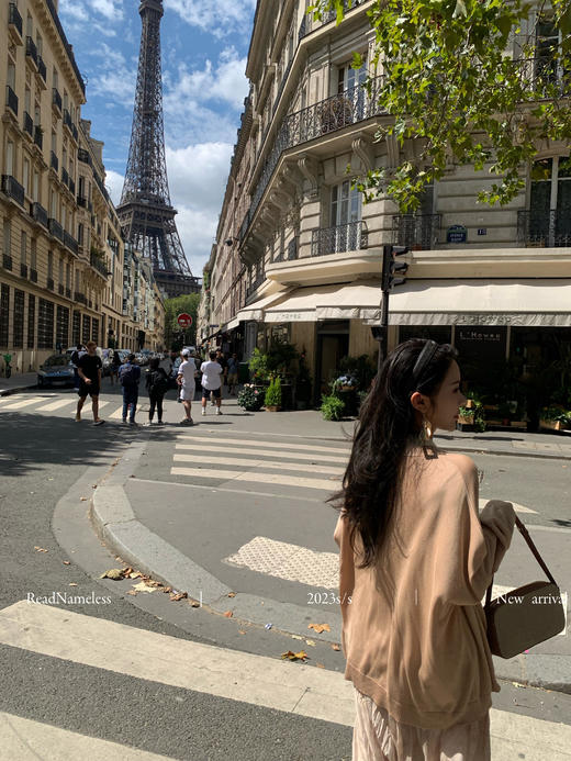 Read Nameless /肉粉来塞尔长开衫+晚霞针织背心+法式点染肌理裙 商品图1