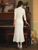 文艺复古，秋冬针织旗袍裙新中式羊毛棉面料双层新款旗袍JLM-3182 商品缩略图4