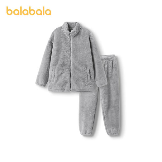 巴拉巴拉儿童睡衣套装冬季珊瑚绒加绒男女童家居服小童大童可外穿 商品图4