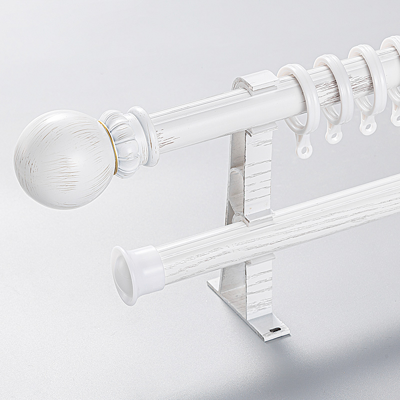 #北欧罗马杆#金蝉简约现代美式罗马杆窗帘杆 