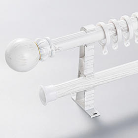 #北欧罗马杆#金蝉简约现代美式罗马杆窗帘杆 