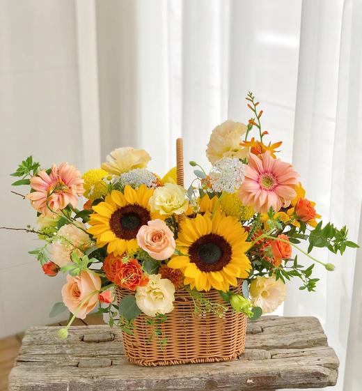 拥抱满怀（向日葵手提篮） 商品图1