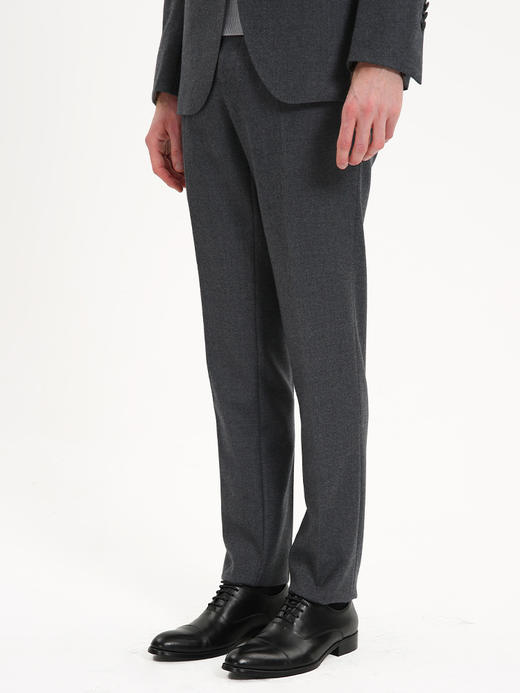 callisto熔岩灰全绵羊毛西裤 FTBWP069T 商品图1