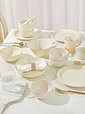 摩登主妇MONAZONE碗碟套装2023新款礼盒乔迁家用陶瓷碗盘筷子餐具