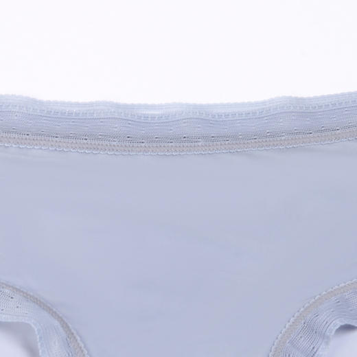 都市丽人基础系列锦泳薄透丝滑中腰平角女士内裤新年本命年红品LK35N2 商品图4