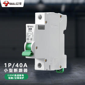 【DZ】公牛BULL空气开关LB5-63a/40A-1P/C型断路器230/400V