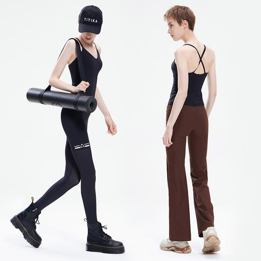 TITIKA ACTIVE瑜伽服裸感塑形运动背心女带胸垫健身紧身短款上衣Just Peachy 37T31094 商品图2