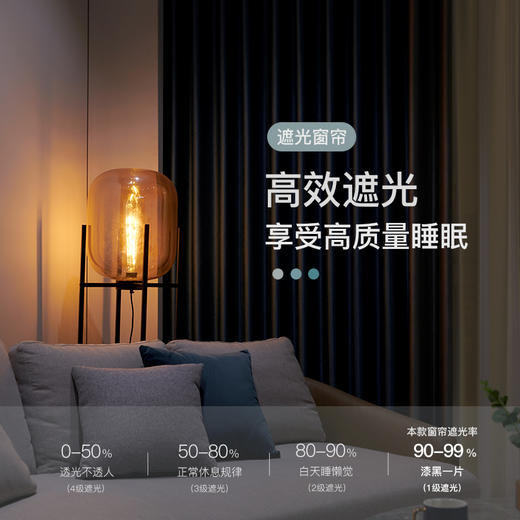 #星空#金蝉拼接高精密提花窗帘 商品图2