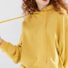 【秋季新款】黄色连帽卫衣女2023秋季新款韩版宽松大码显瘦上衣休闲外套 商品缩略图2