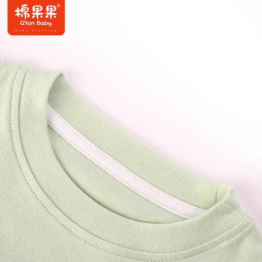 棉果果冬季新品内衣家居中小童80-130码3A抗菌暖姜套头套装M411302423709 商品图2