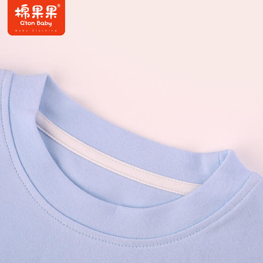 棉果果冬季新品内衣家居中大童140-160码3A抗菌暖姜套头套装M411302423721 商品图2