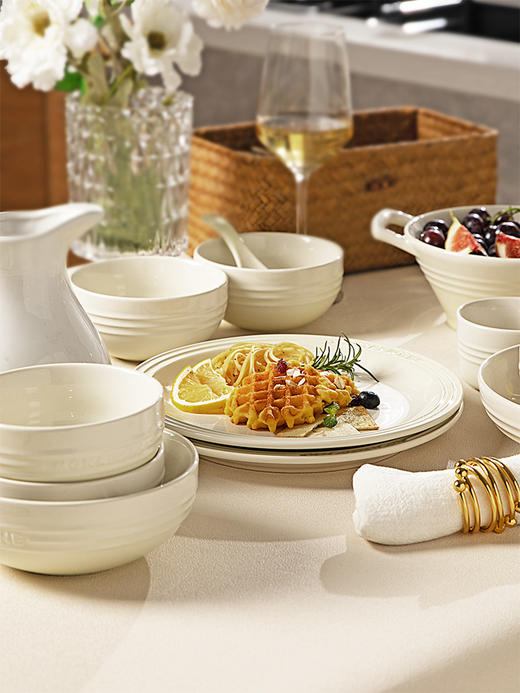 摩登主妇MONAZONE碗碟套装2023新款礼盒乔迁家用陶瓷碗盘筷子餐具 商品图2
