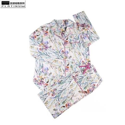 【70S100%丝光棉】SCHIESSER德国舒雅铂雅女士丝光棉双面家居套装91/21467H 商品图4