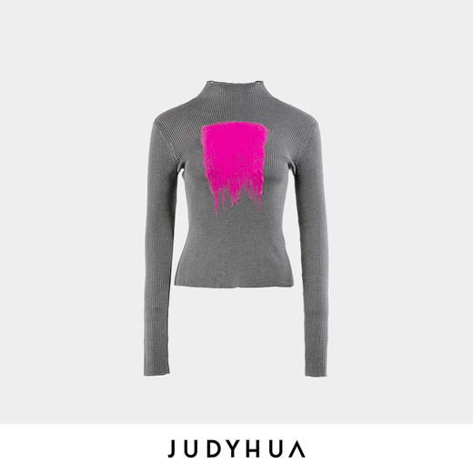 JUDYHUA 毛毡针织小高领 商品图3
