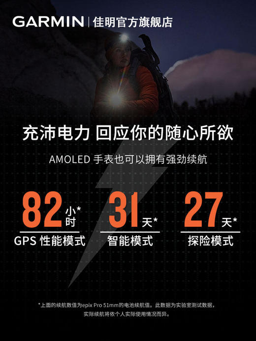 Garmin 佳明 Epix Pro 易耐时智能运动手表 商品图1