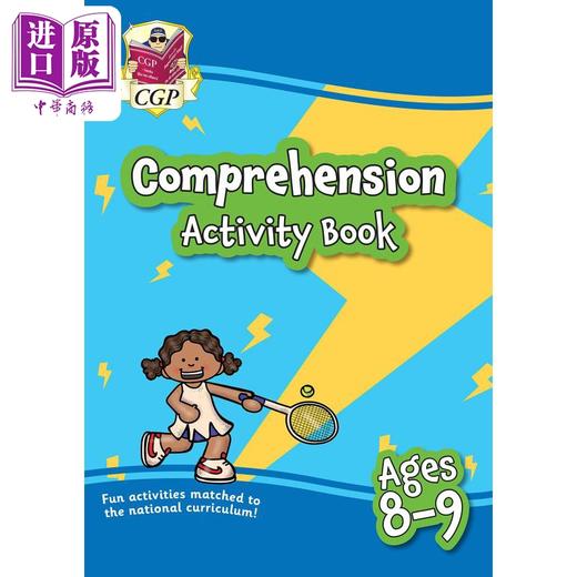 【中商原版】英国原版CGP教辅 New English Comprehension Activity Book 8-9岁英语理解活动书 家庭学习 英文原版 进口图书 商品图0