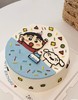 【臻品系列】---手绘【蜡笔小新】蛋糕 商品缩略图0