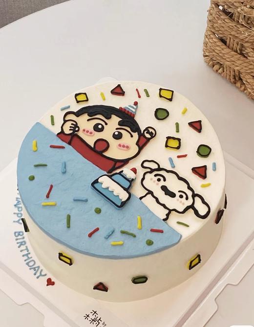 【臻品系列】---手绘【蜡笔小新】蛋糕 商品图0