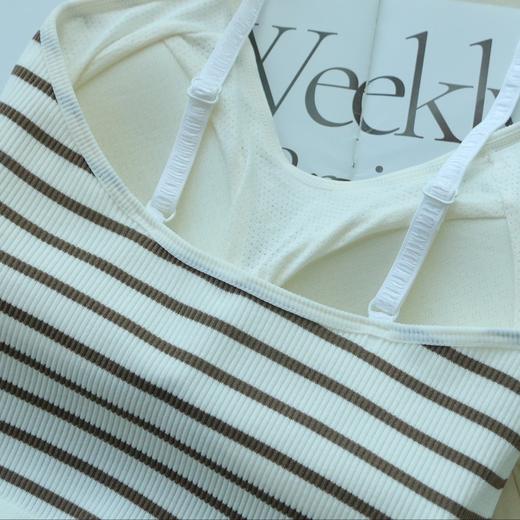 内衣一体式打底背心 桑蚕丝背心款&螺纹美背裹胸吊带款 商品图4