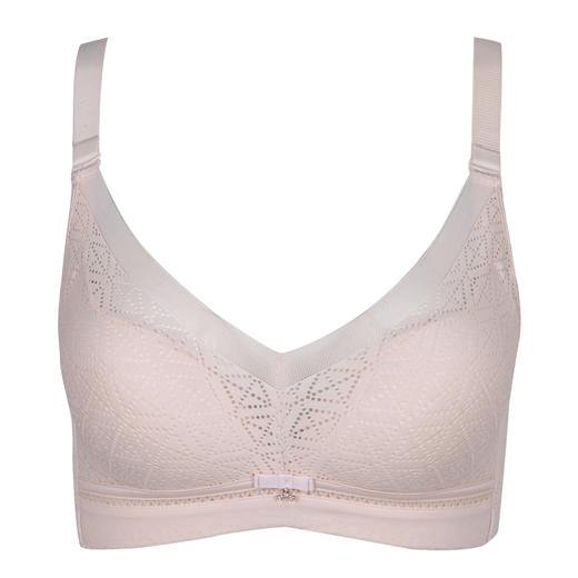 都市丽人少女三步优选AB杯调整型文胸锁边A:加厚B:中厚3/4杯少女文胸三排扣无钢圈LJ24B6 商品图1