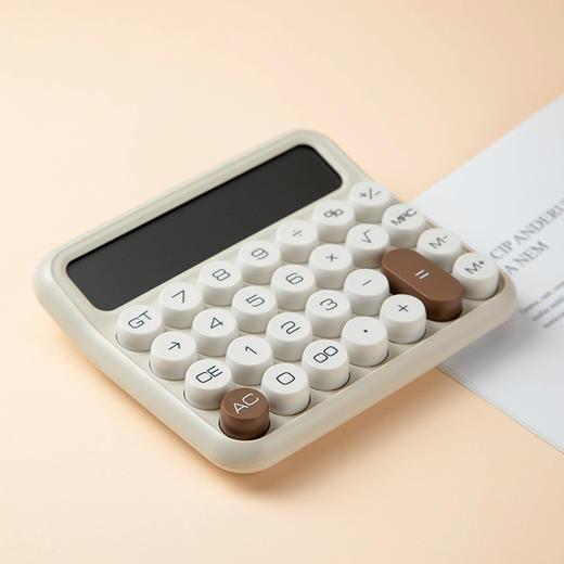 Comix齐心计算器C2023办公用会计糖豆圆点计算器学生大学财务计算机器按键文具办公用品 商品图9
