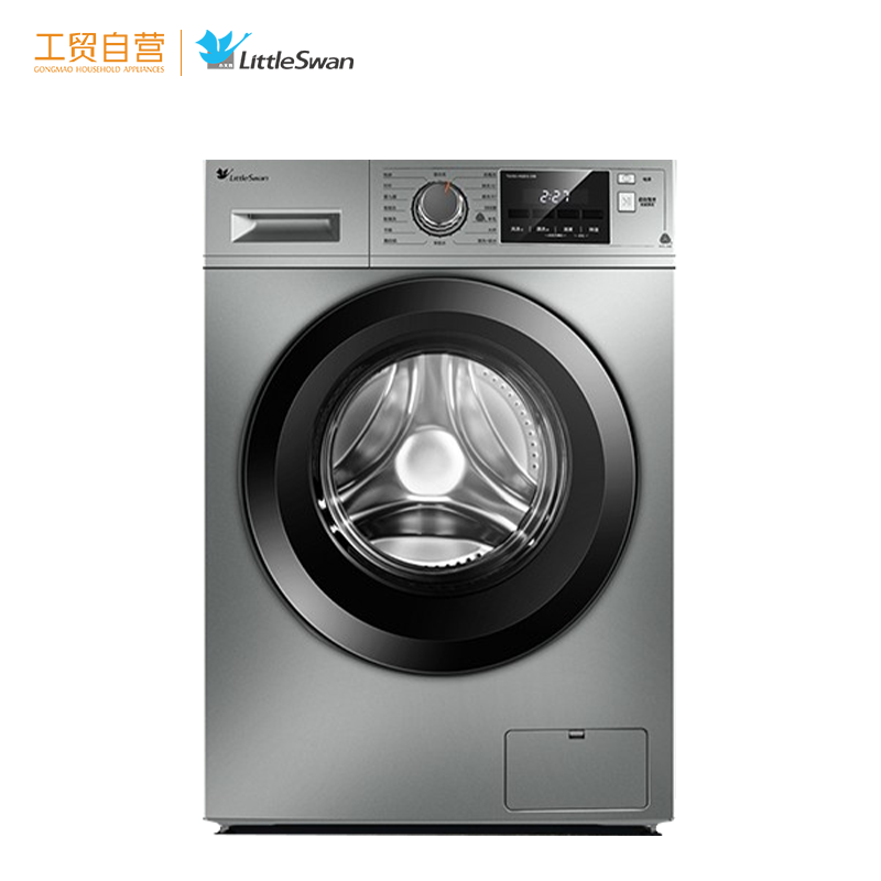 小天鹅（LittleSwan）10公斤洗衣机全自动滚筒家用大容量洗脱一体健康除螨高温筒自洁 TG100-1412DG-S1B 一级变频 高温洗