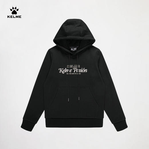 卡尔美冬季伟大的艺术家系列休闲女士加绒连帽卫衣 商品图3