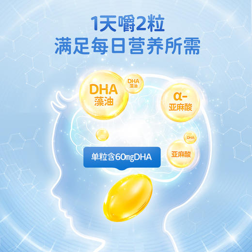 【新品上线】蓝蓝营养品_DHA核桃油凝胶糖果/++/42g 商品图2