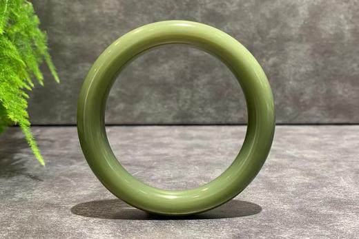 【御珠宫坊】和田玉沙枣青手镯55mm 商品图1