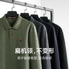 【一口价】【丝光棉100%】【新款DK】大依优型大码长袖Polo衫全棉翻领加肥加大肥佬休闲商务宽松透气上衣秋装 商品缩略图3