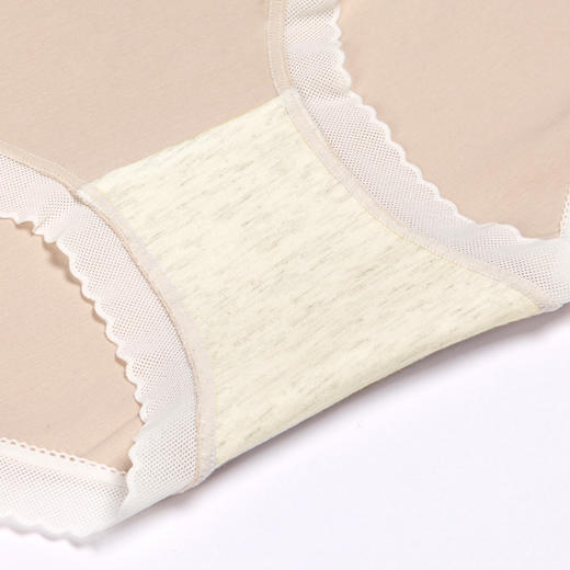 都市丽人基础系列棉质高腰平角女士内裤LK35N7 商品图7