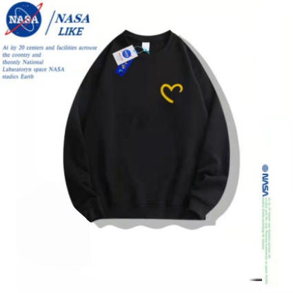 【99元任选3件】NASA LIKE 秋冬全棉卫衣 黑白经典 款式百搭 8款可选，黑色请拍大一码！ 商品图8