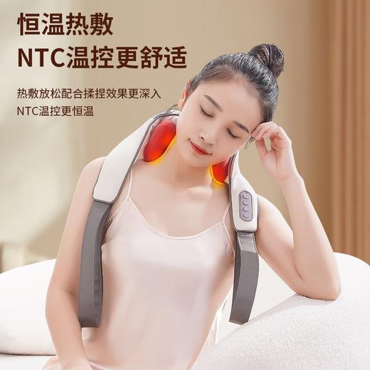 美仕达（Misida）肩颈按摩器斜方肌按摩仪颈部肌肉放松腰腿按摩器教师节礼物 按摩器颈椎6D仿人揉捏 商品图8