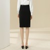 百姿 气质包臀半身裙开叉中裙显瘦时尚百搭高腰包臀 商品缩略图3