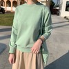 【秋季新款】糖果色春装卫衣女宽松韩版2023新款慵懒套头圆领长袖ins上衣 商品缩略图4