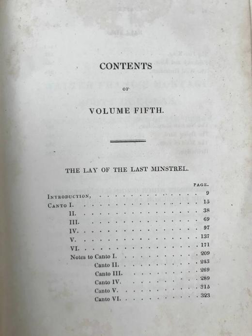 1830年 司各特诗集（卷5：最后一个吟游诗人的歌） 1幅版画插图 真皮精装大32开 商品图4