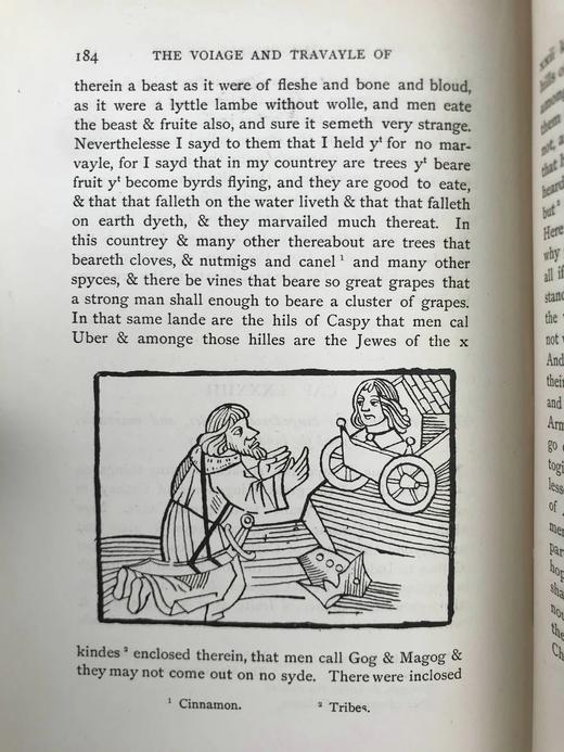 1887年 曼德维尔游记 数十幅插图 漆布精装18开 商品图7