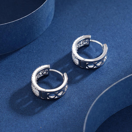 子佩集S925银【韵秀】耳环【EL020241】扣环耳圈2309 商品图6