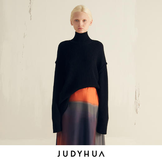 JUDYHUA 高领套头毛衣 商品图0